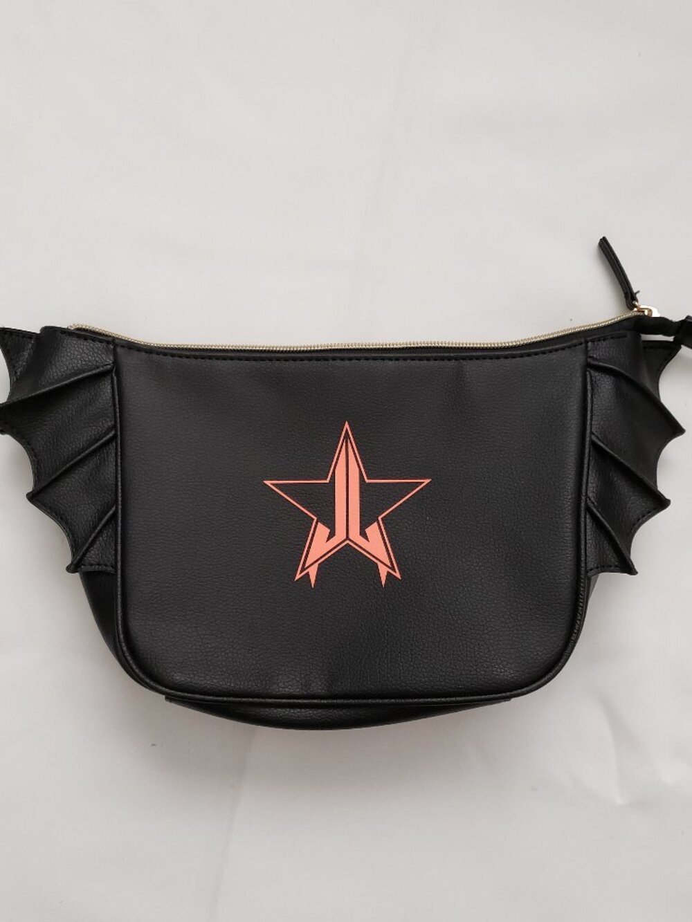 Jeffree Star black bat wing purse makeup bag Limited Edition
